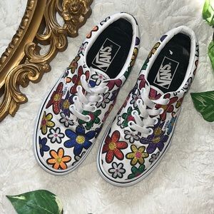 Glitter Floral Vans Sneakers